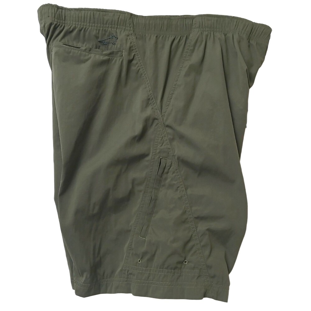 Horny Toad Shorts Mens Large Land To Water Pull-On Quick Dry Draw-Cord Olive